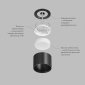Точечный светильник Pillar DK-DH2600-BK