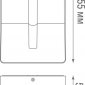 Архитектурная подсветка Cross DL20504W3DG