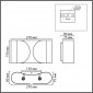 Настенный светильник Olve 8390/2W