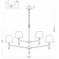 Подвесная люстра Freya Rosemary FR5190PL-12BS1