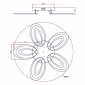 Потолочная люстра Escada Air 10211/5LED