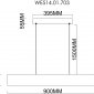 Подвесной светильник Wertmark Edda WE514.01.703