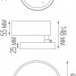 Трековый светильник Luna DL18791WW24WM