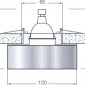 Точечный светильник Downlight DL018B