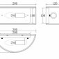 Настенный светильник Maytoni Ripple MOD096WL-01CH