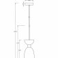 Подвесной светильник Maytoni Cloches MOD113PL-01W