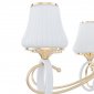Подвесная люстра Arte Milano Florentia-2387 302387/5 Wh/Gd