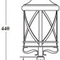 Наземный фонарь Oasis_Light LUCERNA 84804 Bl