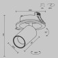 Точечный светильник Maytoni Focus Led C071CL-7W3K-B
