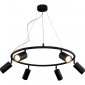 Светильник подвесной Crystal Lux RIVO SP6 BL