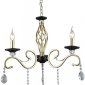 Подвесная люстра Seven Fires Elek WD3596/3H-GD-BK-CL