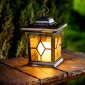 Подвесной светильник на солнечных батареях (10227) Uniel USL-S-180/PT220 Bronze lantern
