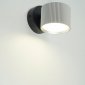 Светильник  настенный Feron HL4580 ARIA 12W, 230V,GX53, серебро + черный IP20