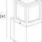 Уличный настенный светильник Deko-Light Facado A 731059