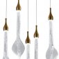 Подвесной светильник DeLight Collection OD2433 OD2433-5 gold/clear