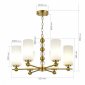 Подвесная люстра ST-Luce AURORA SL2003.303.06
