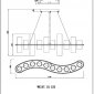 Подвесной светильник Wertmark Paula WE157.10.123