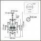 Подвесная люстра Chipsy 8320/8