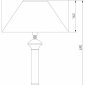 Настольная лампа декоративная Eurosvet 008/1 008/1T RDM (янтарь)