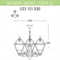 Уличный светильник подвесной Fumagalli Cefa U23.120.S30.VXF1R