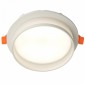Светильник встраиваемый Feron DL700  потолочный GX70 белый круг 51093