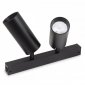 Трековый светильник PLAIN CYLINDER AM590 2X10W 4000K BK