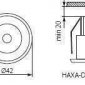 Точечный светодиодный светильник Kanlux HAXA DSO 8103
