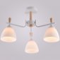 Потолочная люстра Reluce 01622-0.3-03 WH+WOOD