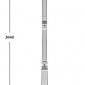 Наземный фонарь Oasis_Light ROMA L 95210LA/18/E7 Bl