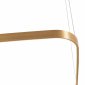 Подвесной светодиодный светильник Italline IT013-6024 gold 3000K
