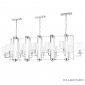 Подвесная люстра Crystal Lux Nicolas SP12 L1600 Nickel/White
