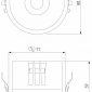 Встраиваемый светодиодный светильник Elektrostandard Forte 25071/LED a069411