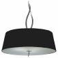 Подвесная люстра Mantra Ninette Chrome - Black Shade 1912