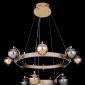 Подвесная люстра Jelly LE7711/8+4 Gold/Black Chrome