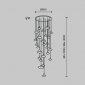 Подвесной светильник Modelux MODESTYLE MS.2326.25 BK