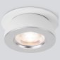 Встраиваемый светодиодный светильник Elektrostandard Pruno 25080/LED белый/серебро a060946