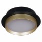 Точечный светильник Reluce 53005-9.0-001RLD GX53 BK+GD