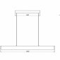 Подвесной светодиодный светильник Maytoni Step P010PL-L30G4K
