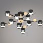 Потолочная люстра Reluce 68730-0.3-10 GX53 BK+WOOD