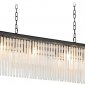 Подвесная люстра DeLight Collection 1920s Odeon KR0387P-12C/P black/frost