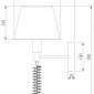 Бра Eurosvet Charuel 60148/1 матовое золото