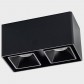 Точечный светильник Italline FASHION FX2 black + FASHION FXR black - 2шт.