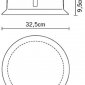 Настенно-потолочный светильник Luna D58G0200