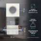 Точечный светильник DK110 WH/CL