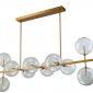 Потолочная люстра DeLight Collection Globe Mobile KG0965P-10L brass