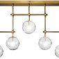 Потолочная люстра DeLight Collection Globe Mobile KG0835P-7A brass