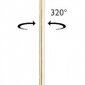 Торшер Crystal Lux Largo PT25W Gold