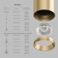 Накладной светильник Denkirs SHINE TUBE DK2610-SB