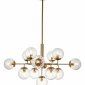 Люстра на штанге Indigo Cocoon 11008/13P Brass