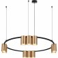 Подвесная люстра Denkirs Orbit DK4065-BK+SG